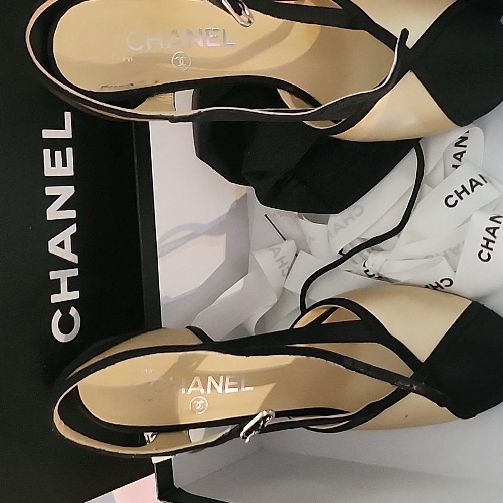Chanel stiletto pumps